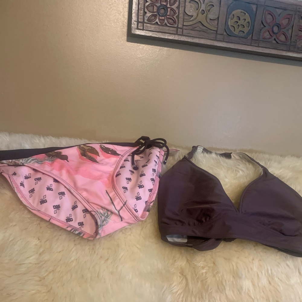 Real tree pink camo 2 pc bikini